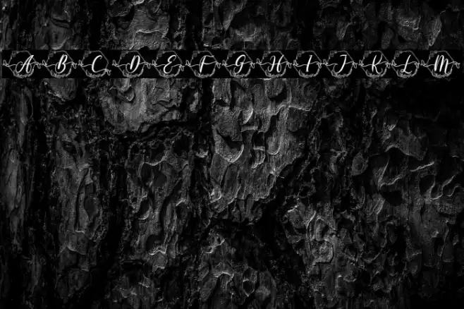 Humaira Monogram Font examples