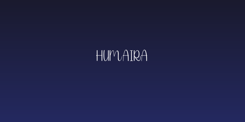 Humaira Social Header