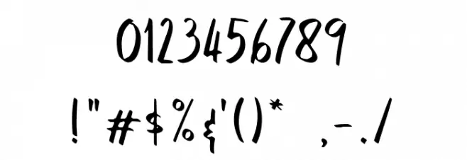 HumairaDemo Font OTHER CHARS