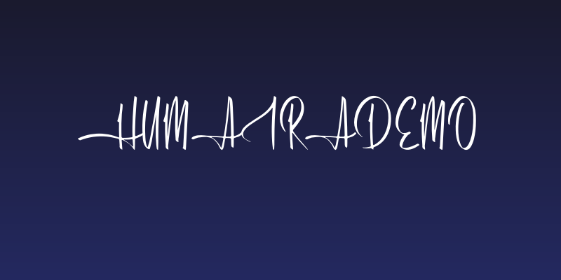 HumairaDemo Social Header