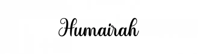 Humairah  Frei Schriftart Herunterladen