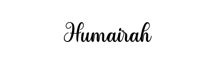 Humairah  font caratteri gratis