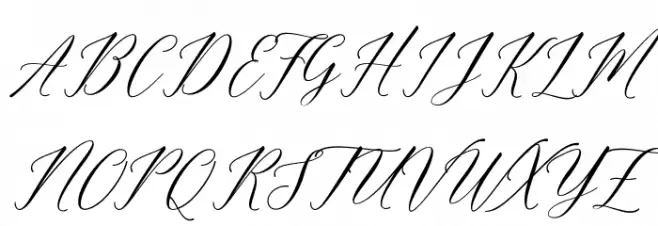 HumairahScript Schriftart Groß