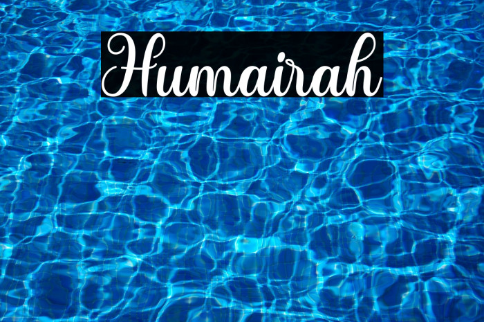 Humairah Example 3