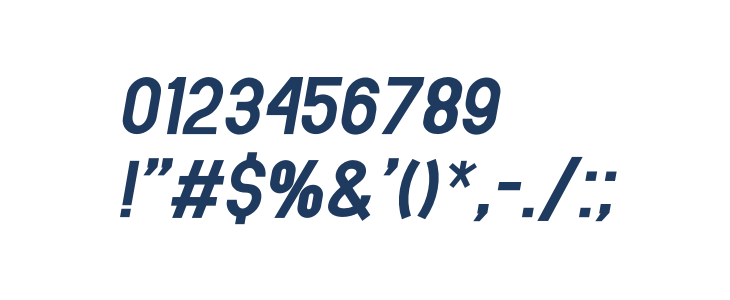 Human Bold Italic Other Characters