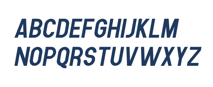 Human Bold Italic Lowercase