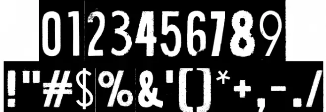 Human Error Dark Font OTHER CHARS