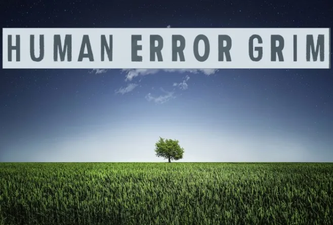 Human Error Grim Example 1