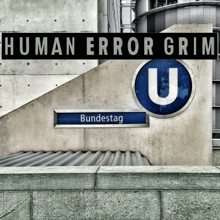 Human Error Grim Font examples