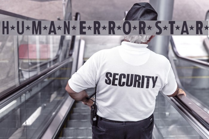Human Error Star Font examples