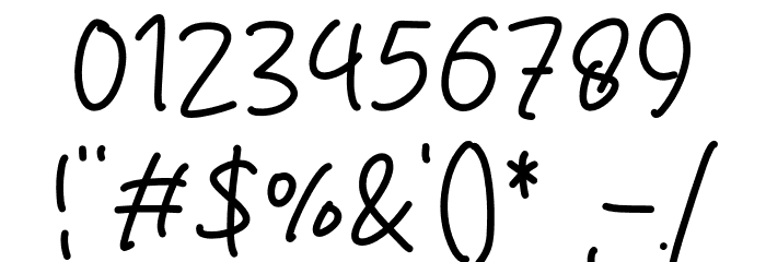 Human Intention फ़ॉन्ट अन्य घर का काम