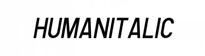 Human Italic  baixar fontes gratis