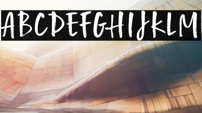 Human Nature Font examples