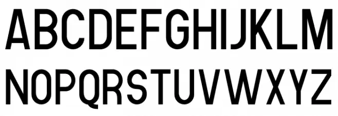 Human Regular フォント 大文字