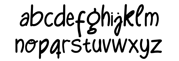 Human Right Font LOWERCASE