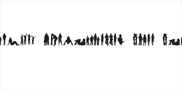 Human Silhouettes Free Four Logo