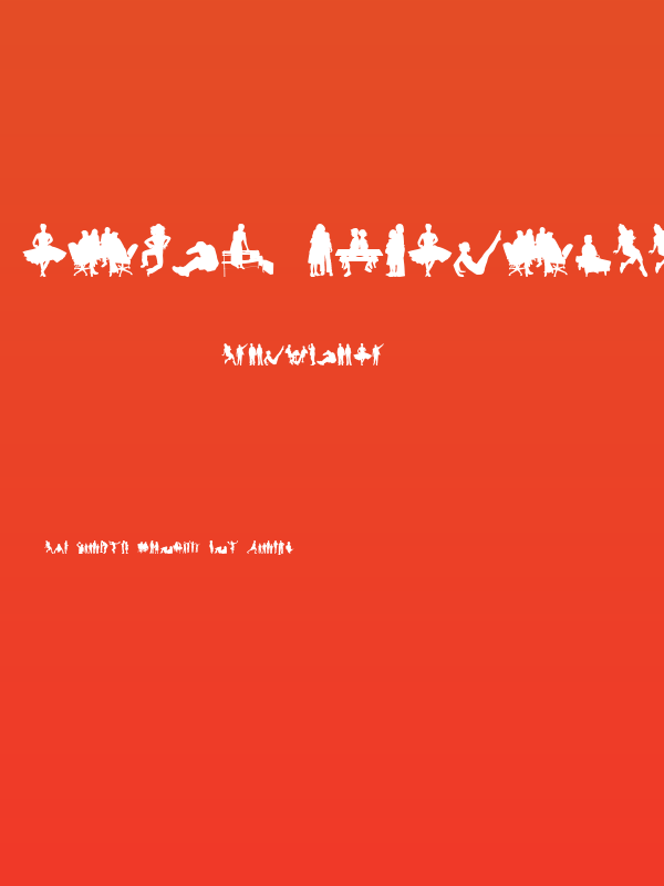 Human Silhouettes Free Four Poster