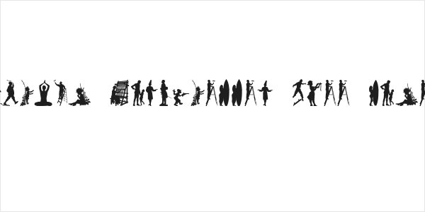 Human Silhouettes Free Nine Logo