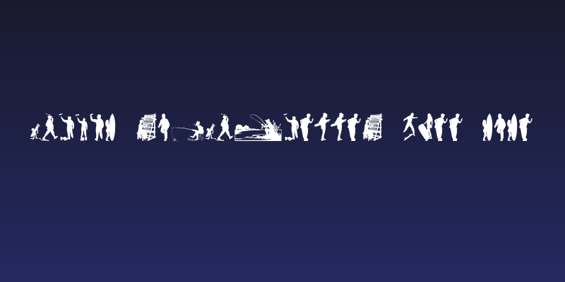Human Silhouettes Free Nine Social Header