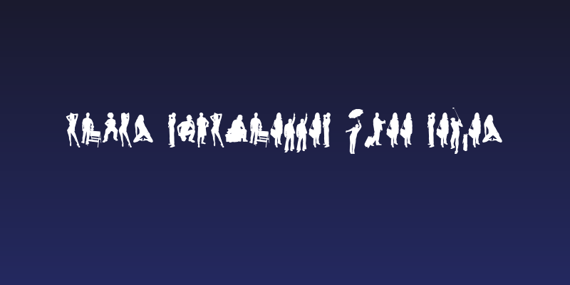 Human Silhouettes Free Seven Social Header