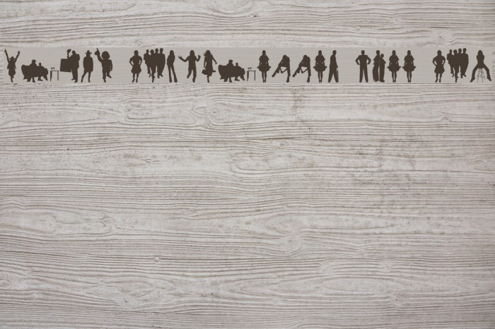 Human Silhouettes Free Six Font examples