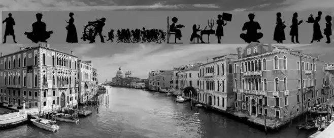 Human Silhouettes Free Ten Font examples