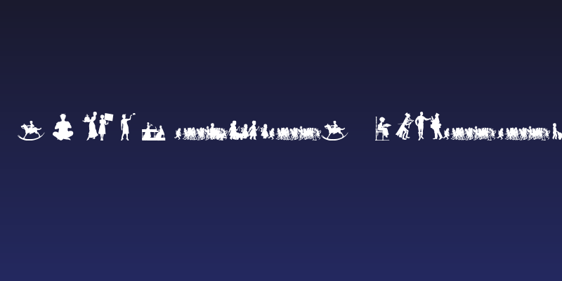 Human Silhouettes Free Ten Social Header