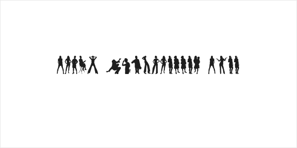 Human Silhouettes Free Logo