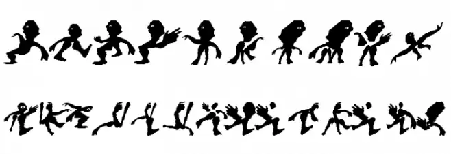 HumanDeformations Font OTHER CHARS