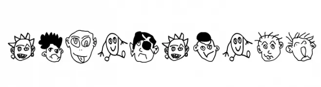 HumanHeads  免费字体下载