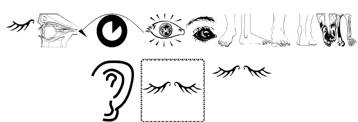 HumanInside Font OTHER CHARS