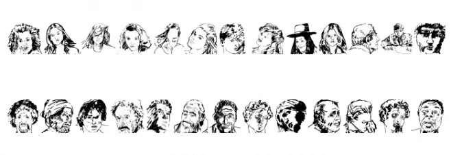 HumanLandscapes Шрифта ВЕРХНИЙ
