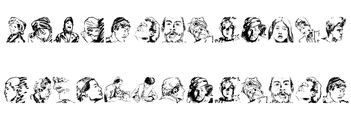 HumanLandscapes Font LOWERCASE