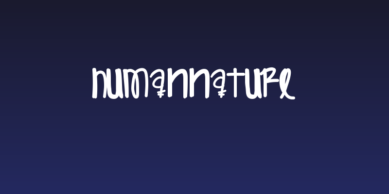 HumanNature Social Header