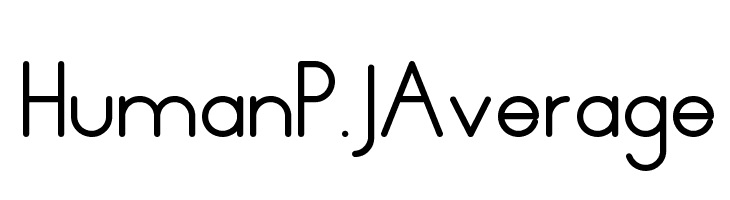 HumanP.J-Average  Free Fonts Download
