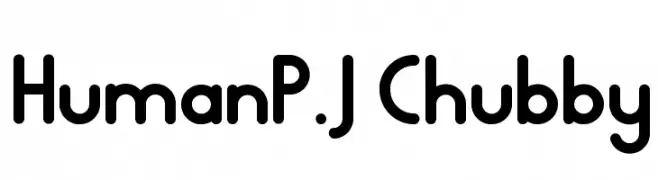 HumanP.J-Chubby  Frei Schriftart Herunterladen