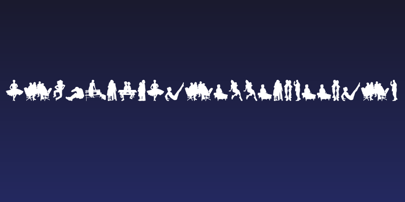 HumanSilhouettesFreeFour Social Header