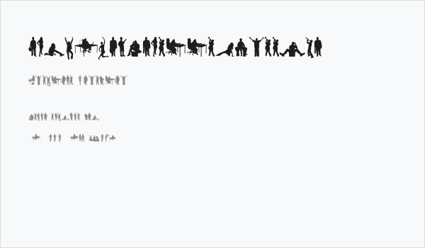 HumanSilhouettesFreeTwo Business Card