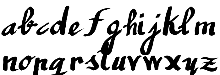 Humana Font LOWERCASE