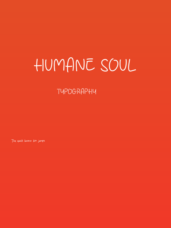 Humane Soul Poster