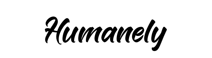 Humanely  フリーフォントのダウンロード