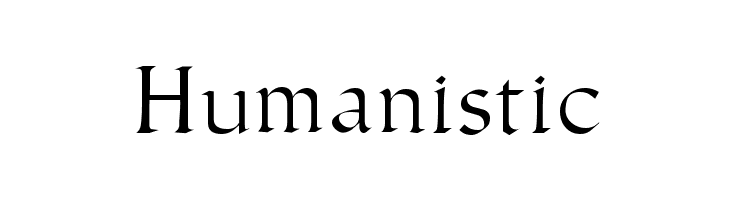humanist typeface vs geometric