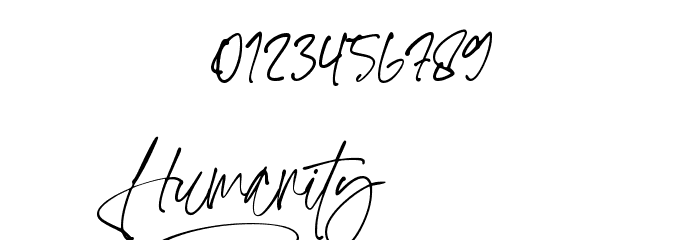 Humanity Font OTHER CHARS