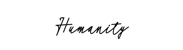 Humanity  Frei Schriftart Herunterladen