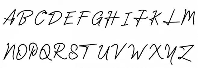 Humanity 字体 大写