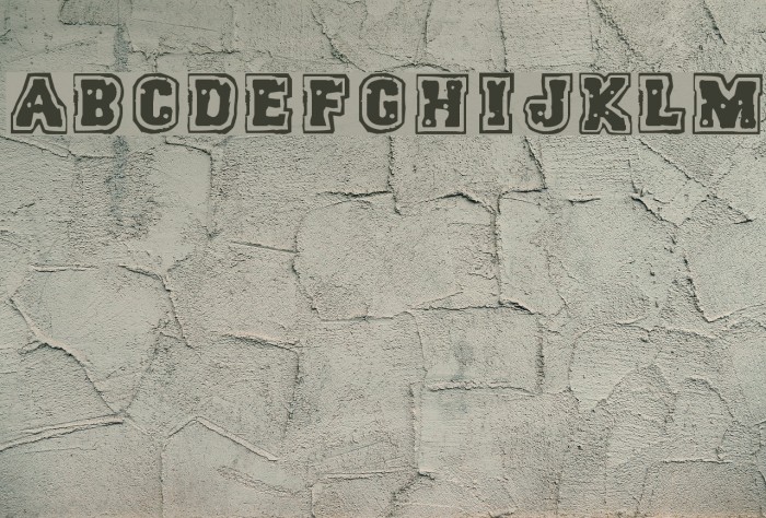 Humanoid Typhoon Font examples