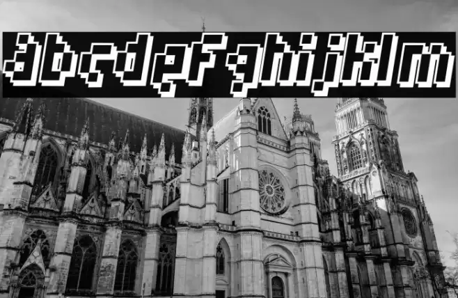 Humanoid Font examples