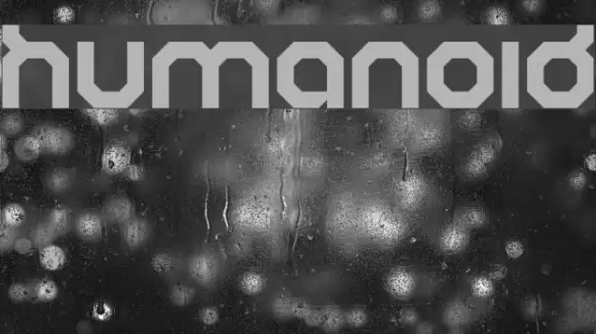 Humanoid Font examples