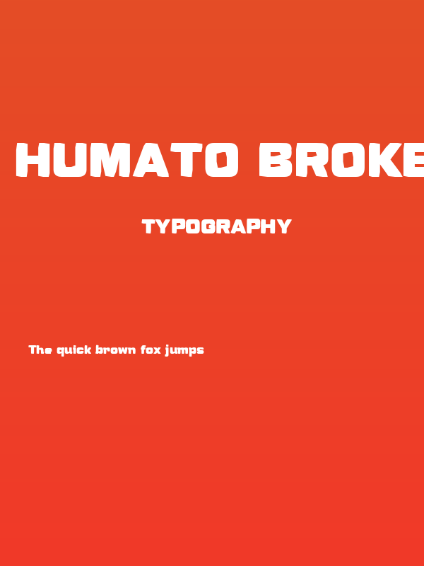 Humato Broken Poster