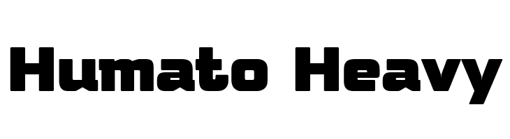 Humato Heavy  नि: शुल्क फ़ॉन्ट्स डाउनलोड